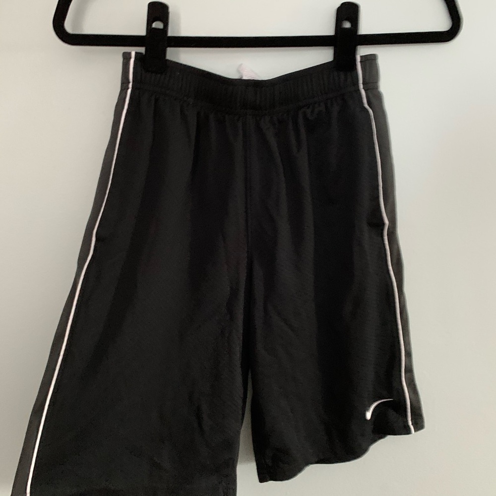 Nike black and gray athletic shorts